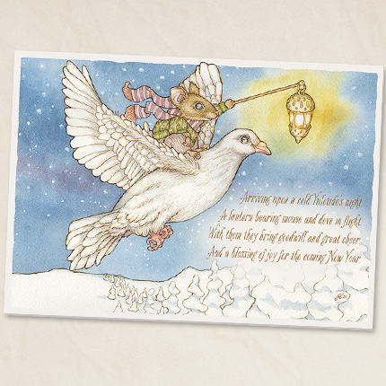 Yuletide Mouse and Dove