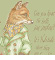 Yuletide fox with quote