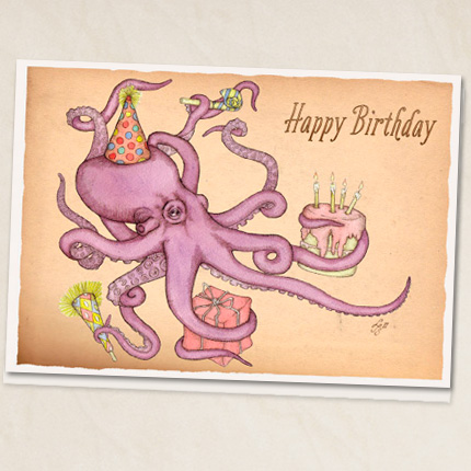 Birthday Octopus